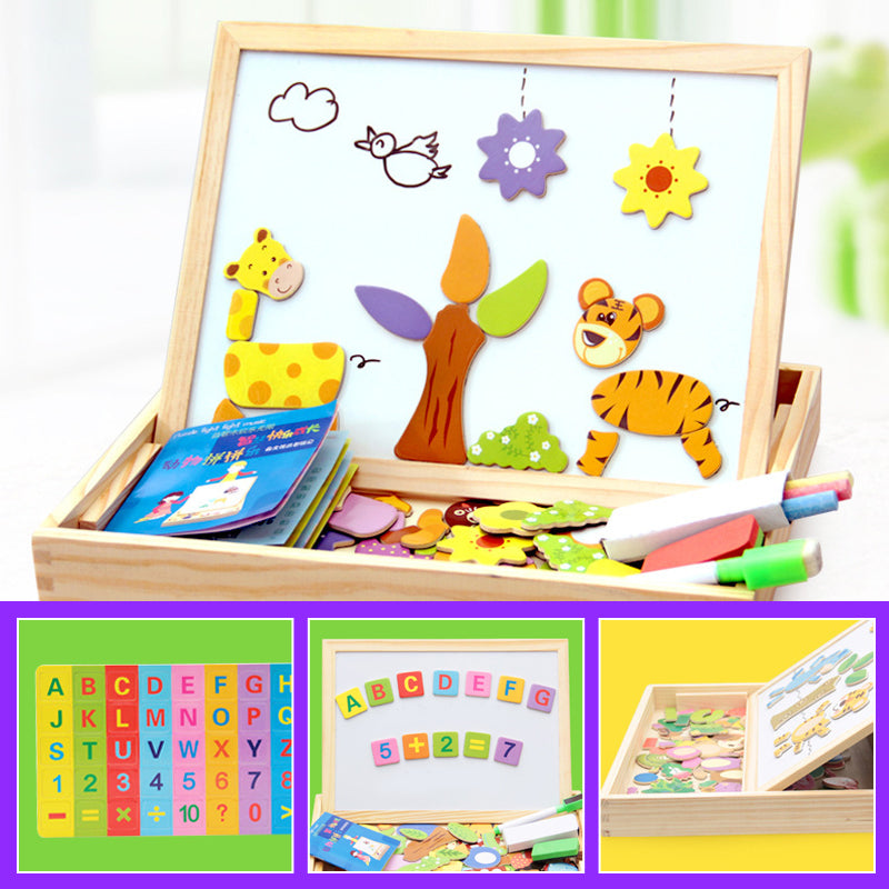 Magnetische Dieren Puzzel Tekentafel