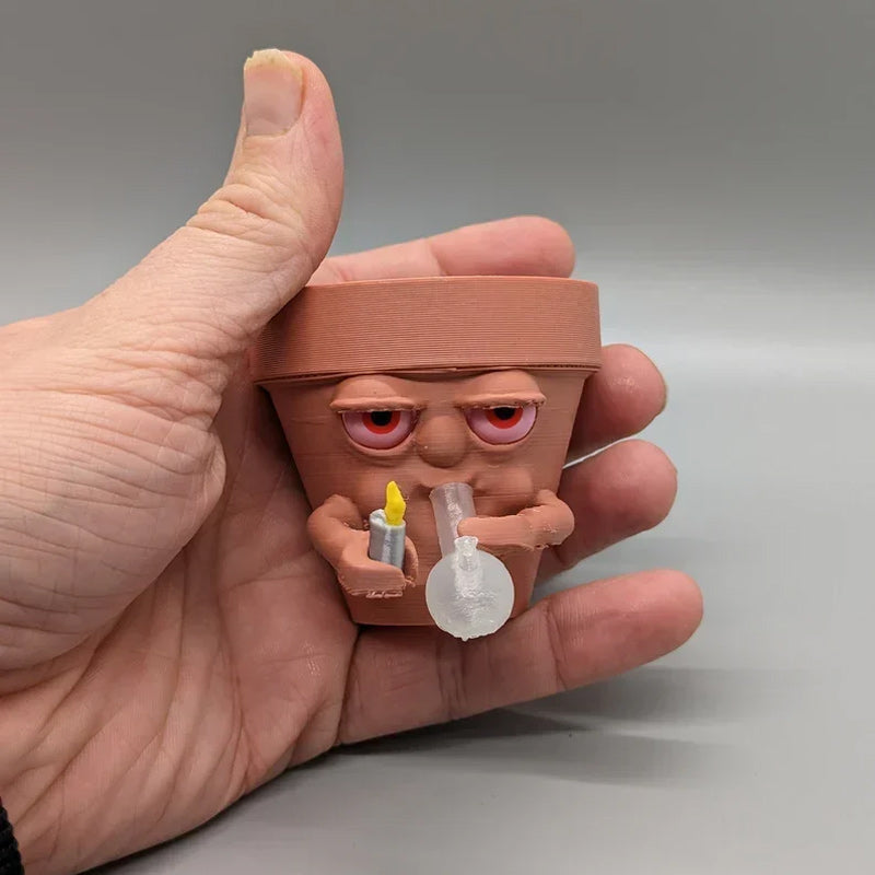 Pot rokende ingemaakte plantenbak