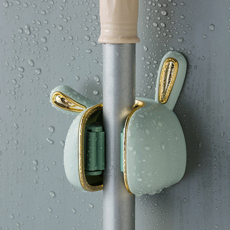 Schattige konijnenmophouder