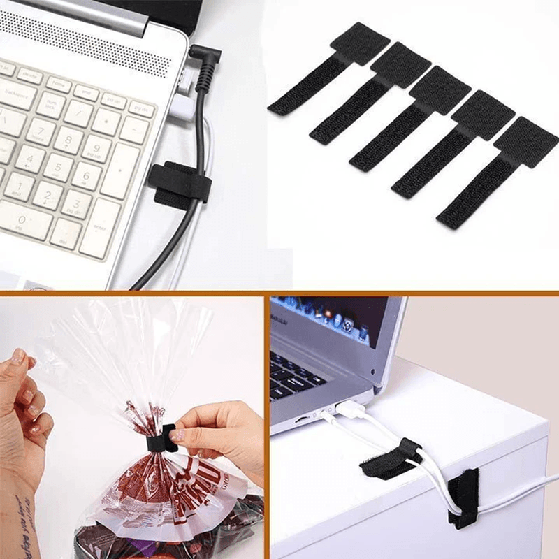 Zelfklevende Klittenband Kabel Organiser