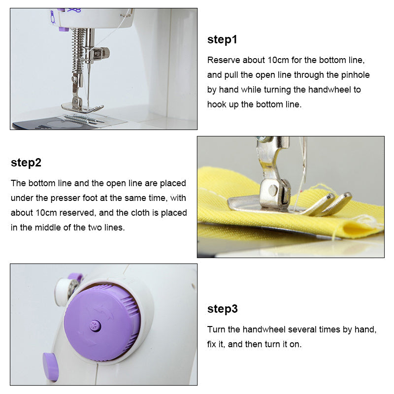 Huishoudelijke mini-naaimachines