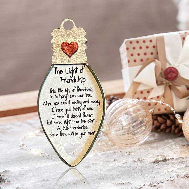 Kerst vriendschap boom hanger