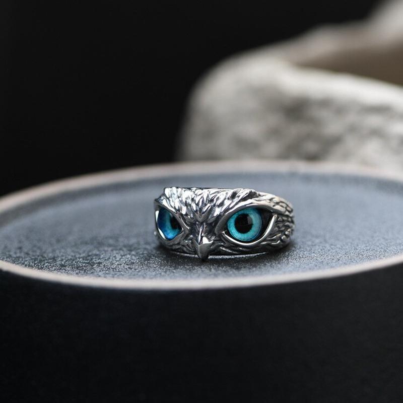 Demon Eye Uil Ring Verstelbaar
