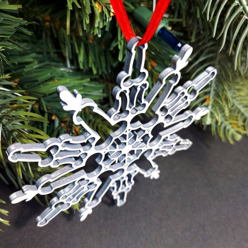 Kerst sneeuwvlok ornament