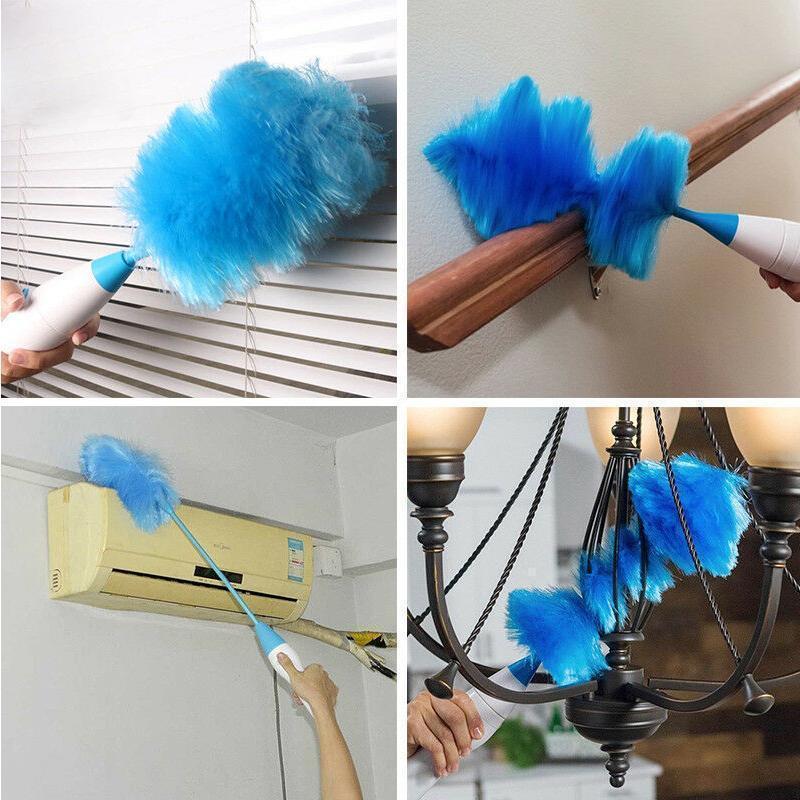 Hurricane Spinning Duster met 2 borstels om te wisselen