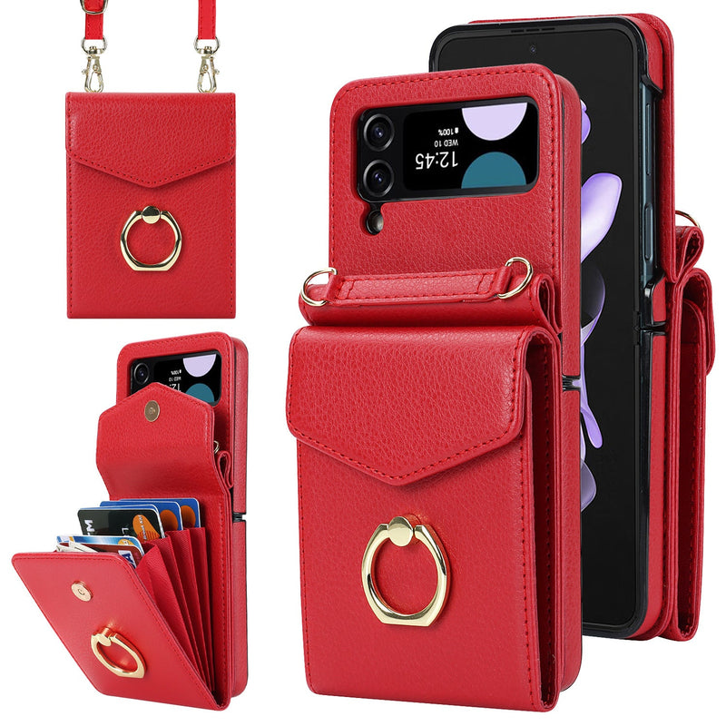 Z Flip5 Opvouwbare Messenger-telefoonhoes voor Samsung Flip4