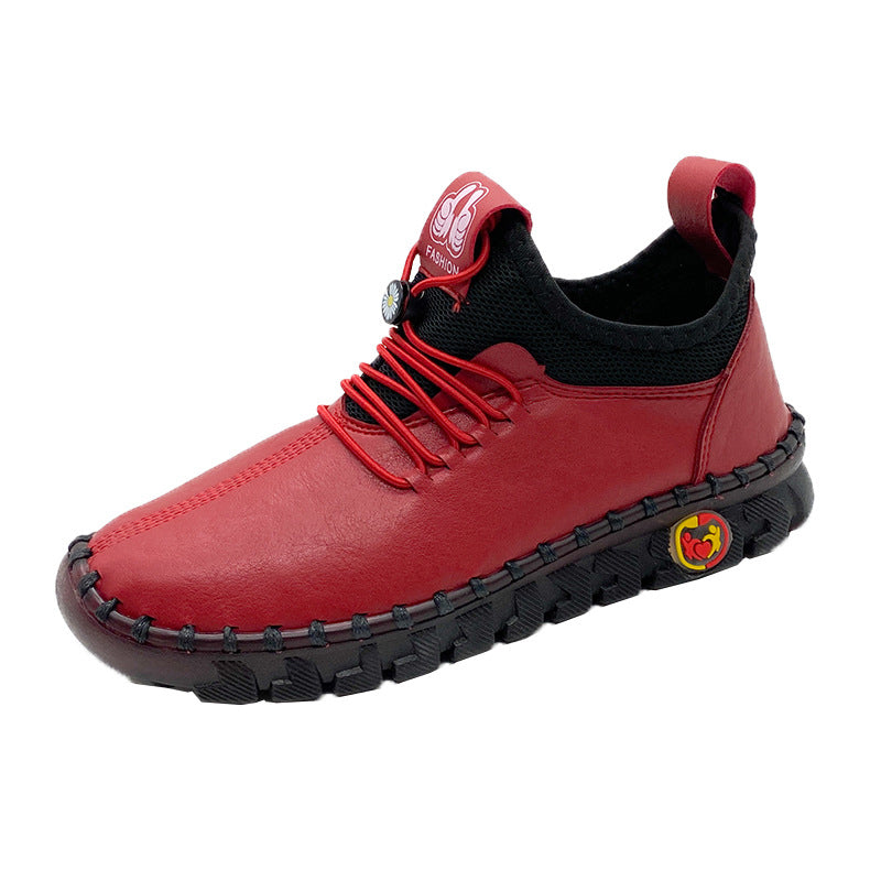 Zachte schoenen met ronde neus