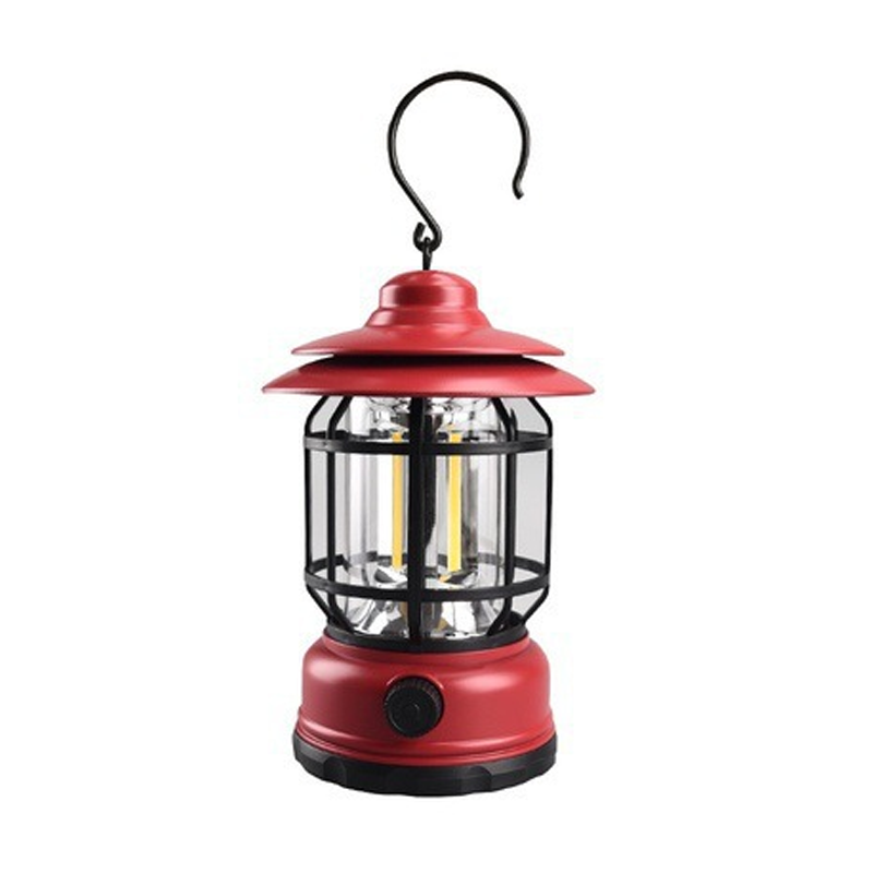 Draagbare retro-kampeer lamp