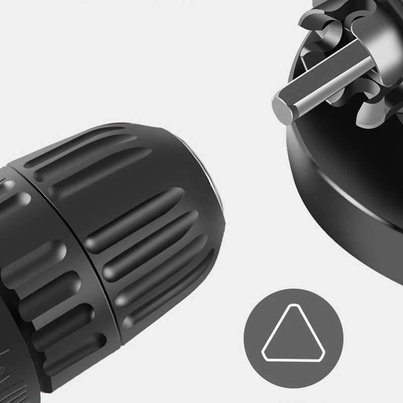 Elektrische boormachine met variabele haakse slijper