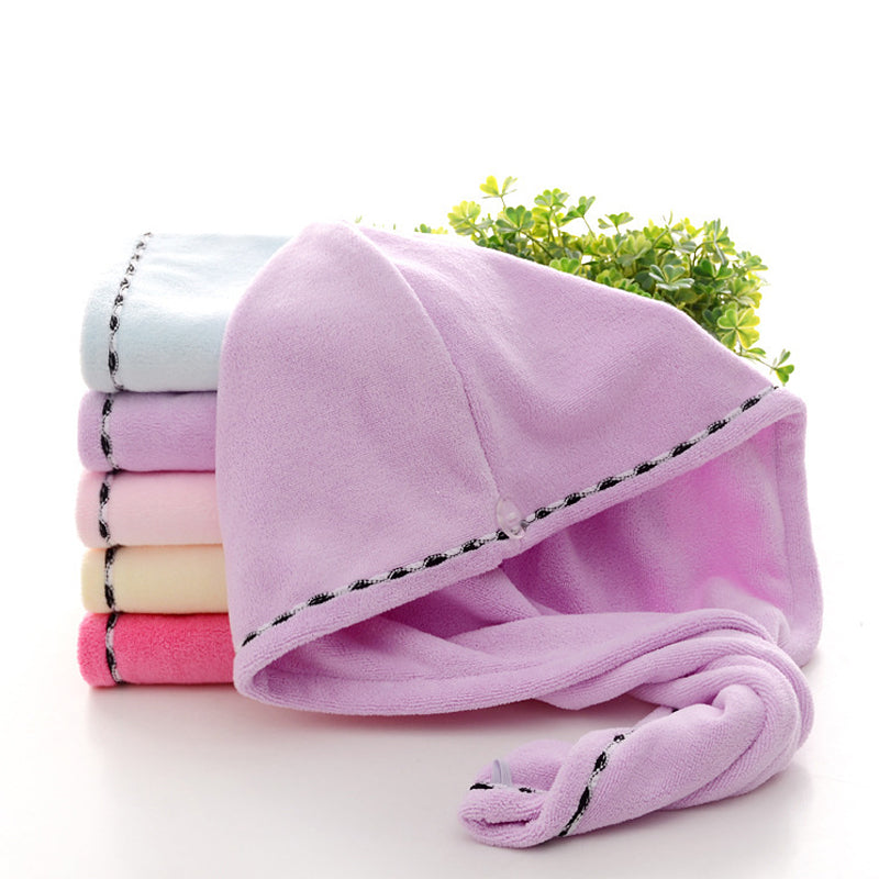 Dikke absorberende microfiber kap voor droog haar