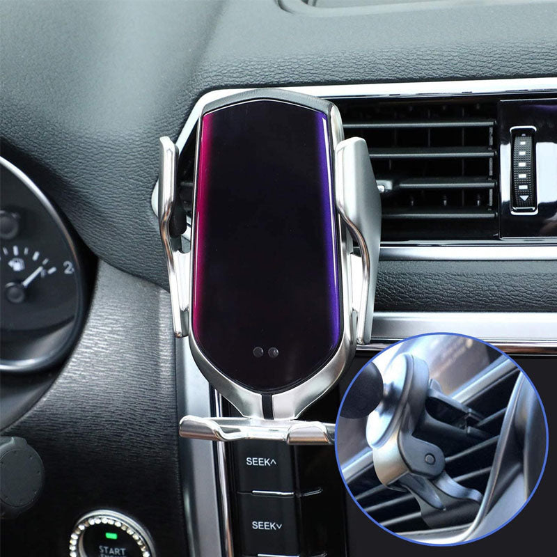 Draadloze autolader met robot arm