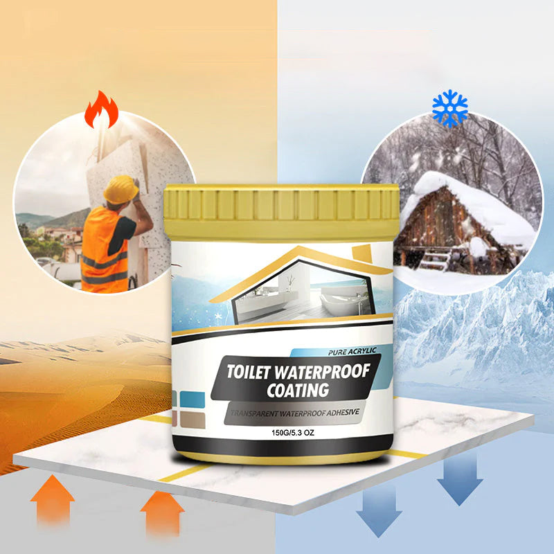 Heldere waterdichte patch- en afdichtingsvloeistof