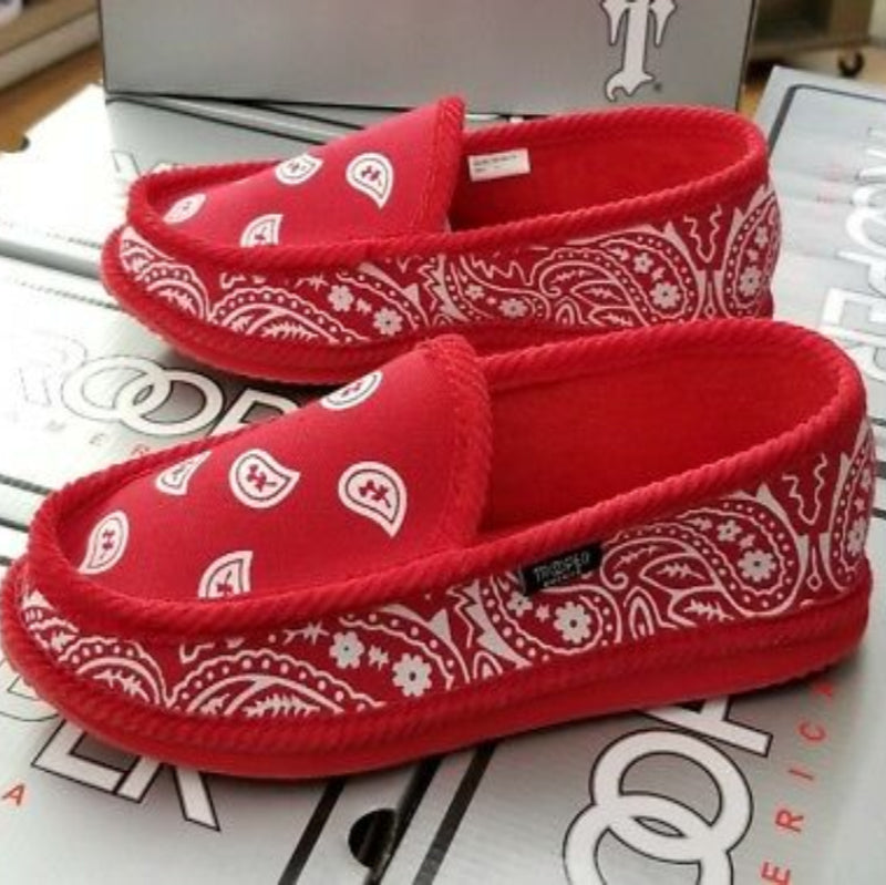 Platte schoenen met print