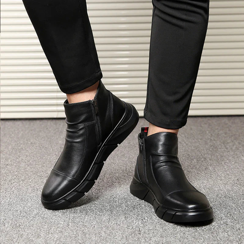 High-top leren Martin-laarzen in Britse stijl voor heren