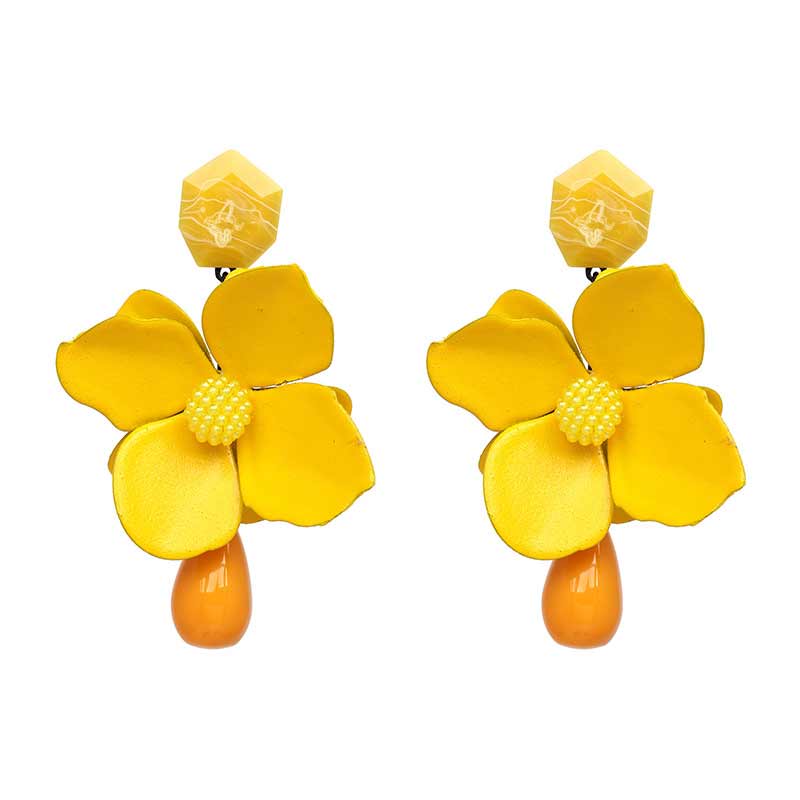 Moderen Bloem Oorbel