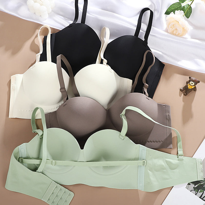 Naadloze push-up bh zonder beugel voor kleine borsten