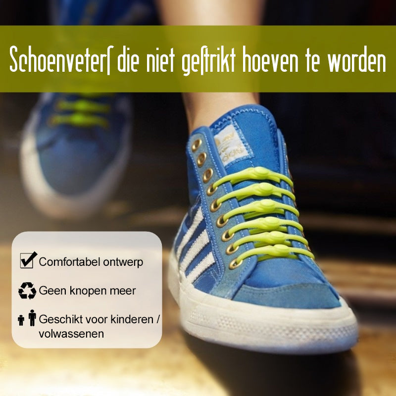 Gemakkelijke schoenveters (één maat past iedereen)