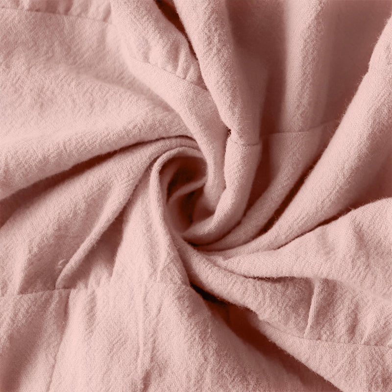 Top met ronde hals en lantaarn met lange mouwen