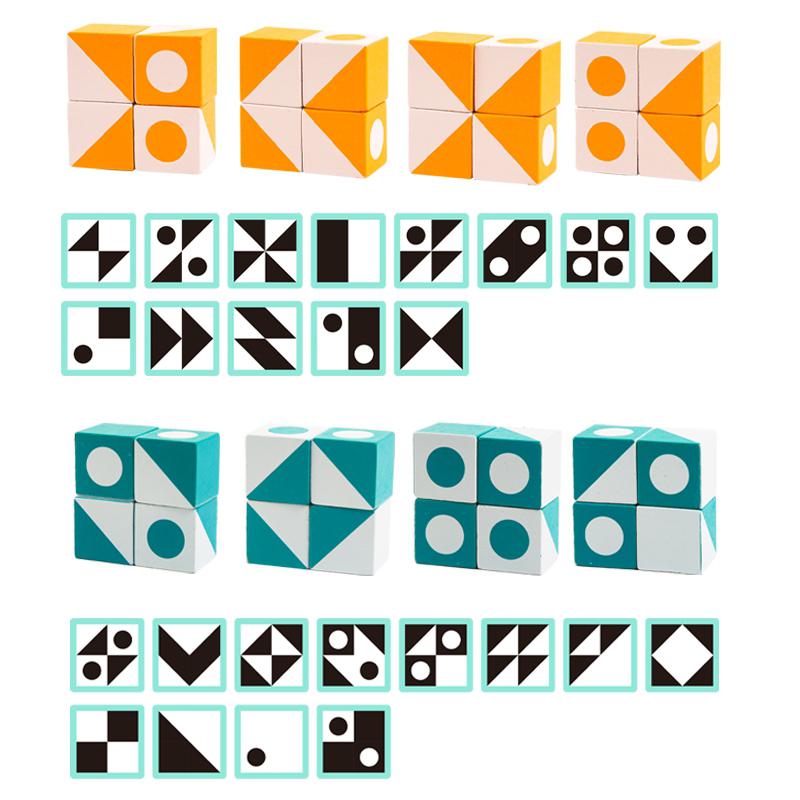 Puzzel Bouwkubussen