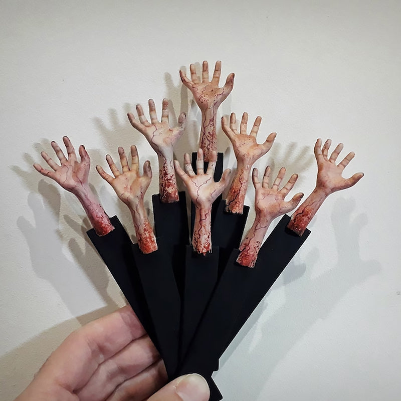 Halloween Ornamenten Enge Hand Bladwijzer