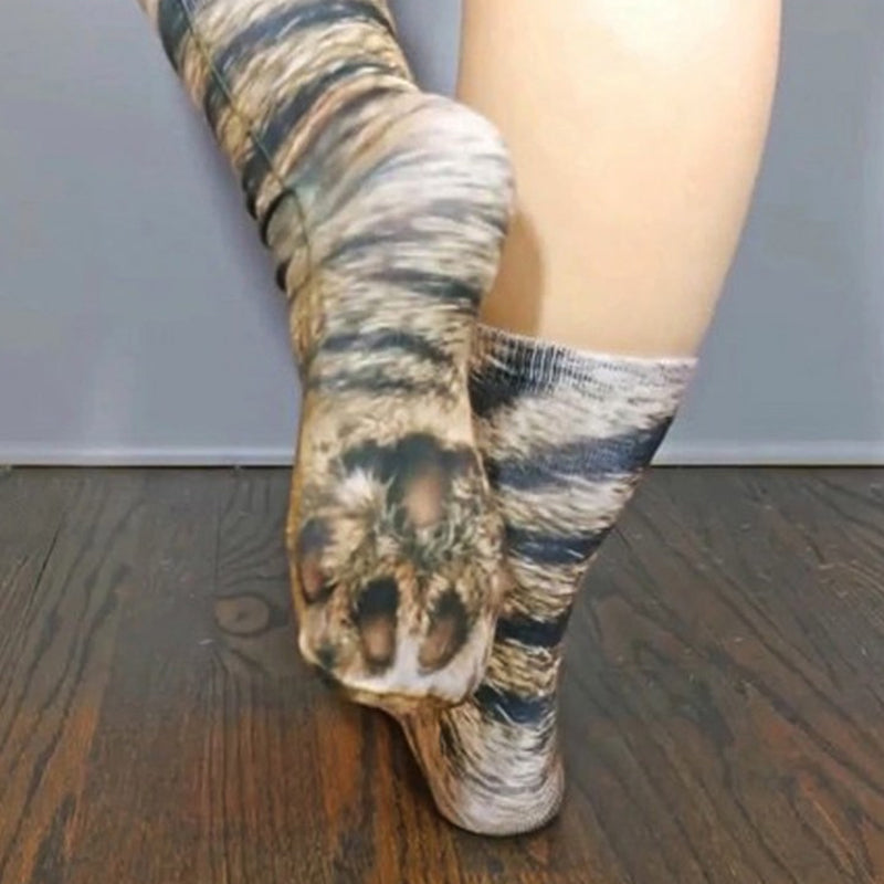 Flurry 3D Dieren poot sokken-[EEN MAAT PAST ALLEMAAL]