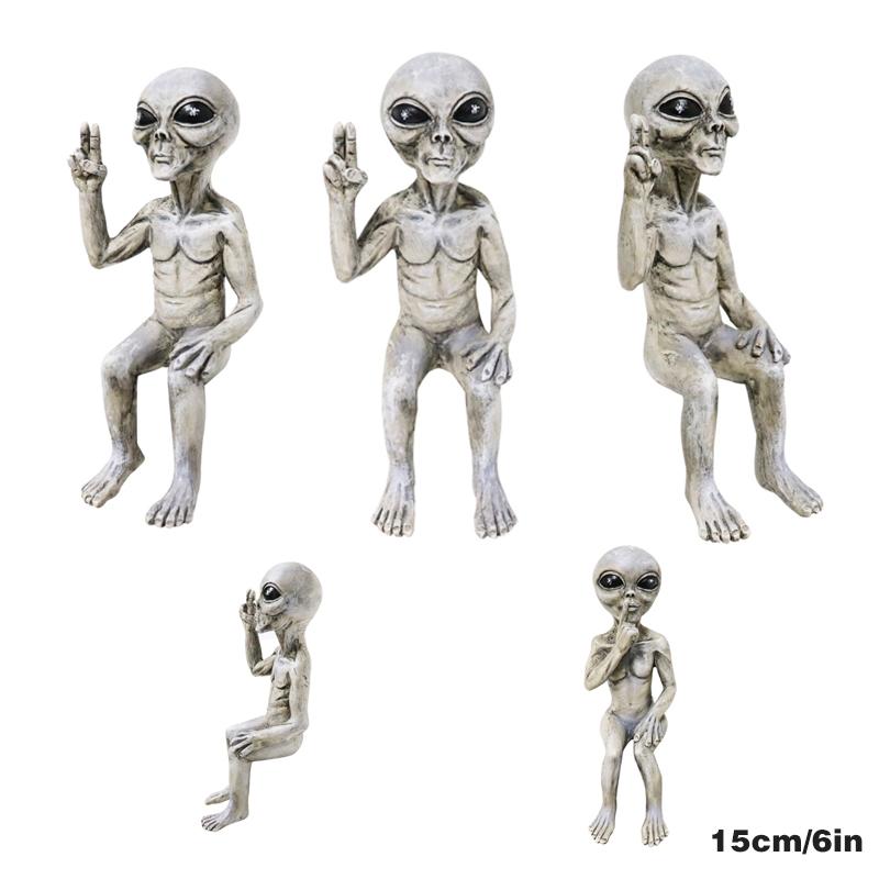 Alien Garden Statue