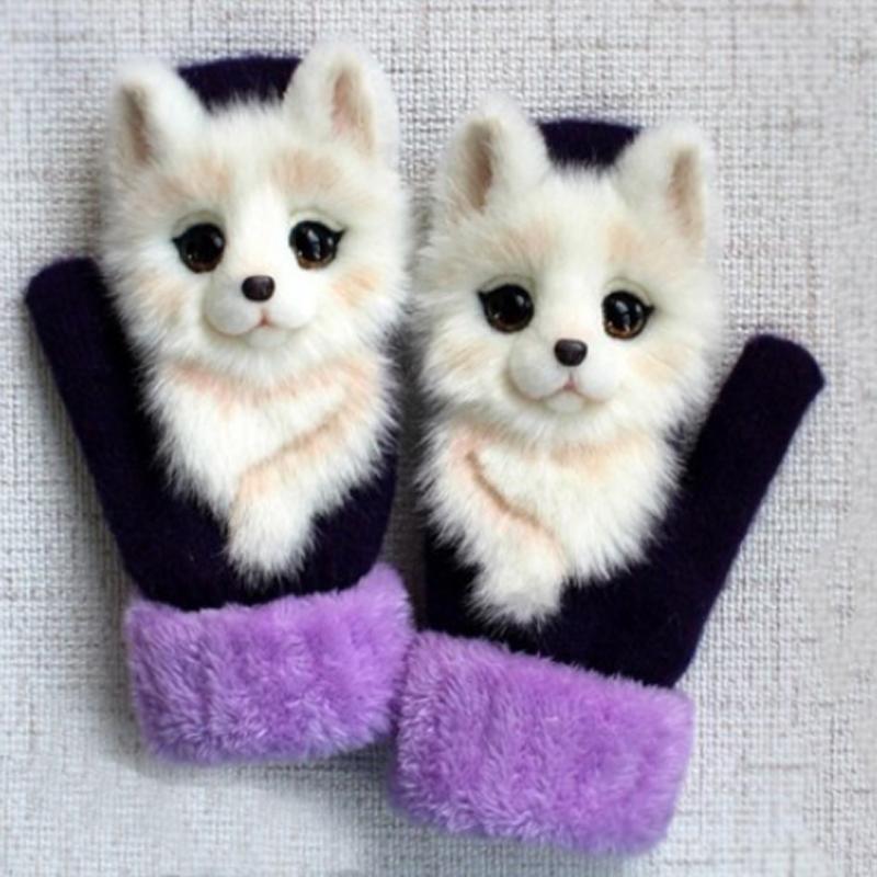 Leuke winterhandschoenen voor dieren