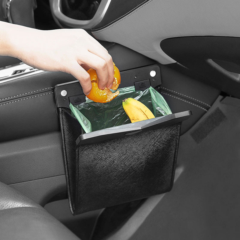 Waterdichte auto lederen prullenbak