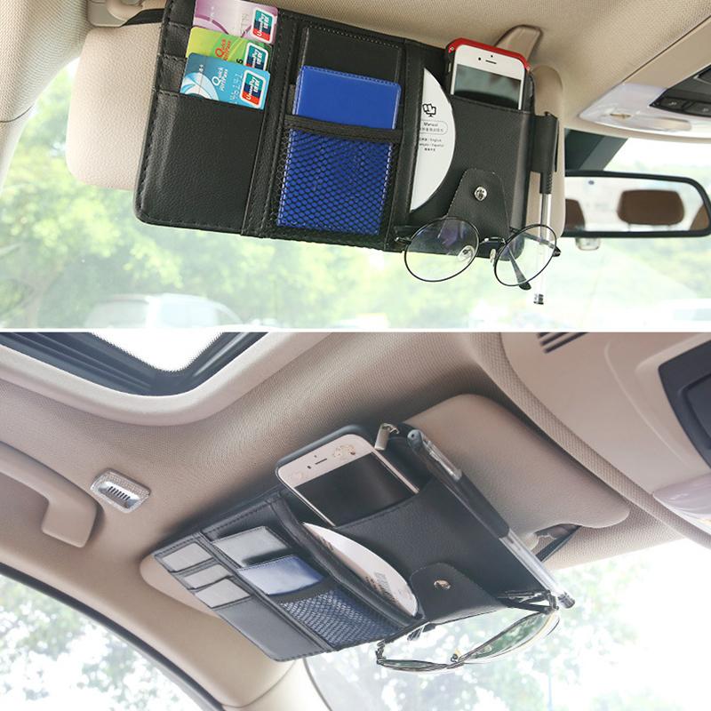 Alles-in-één auto zonneklep organizer