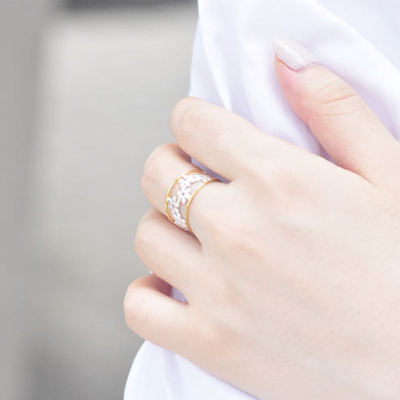 Onregelmatige holle madeliefjesring