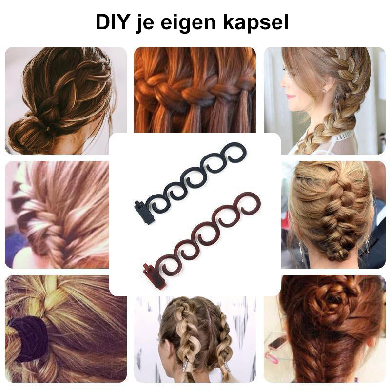 Twist Vlecht Haar DIY Vlecht Kappersgereedschap (2st)