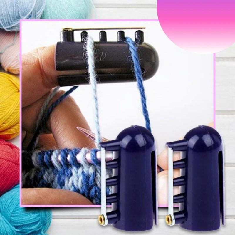 QuickStitch breien vingerhoed Garengids