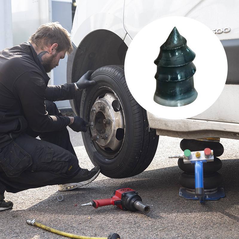 Rubberen spijker voor bandenreparatie
