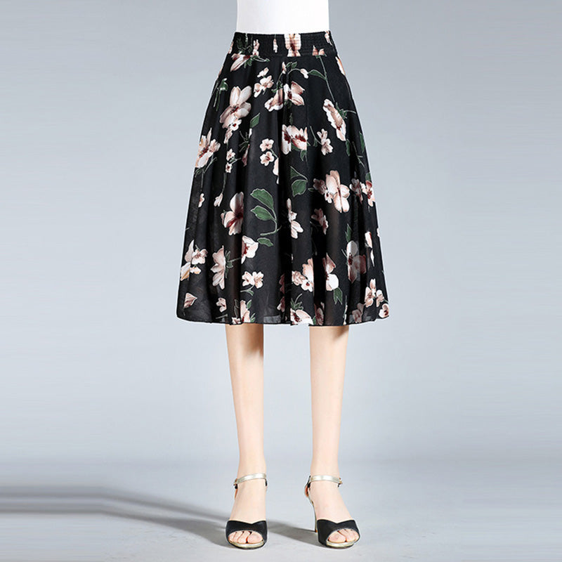 Culottes met wijde pijpen voor dames in vintage stijl