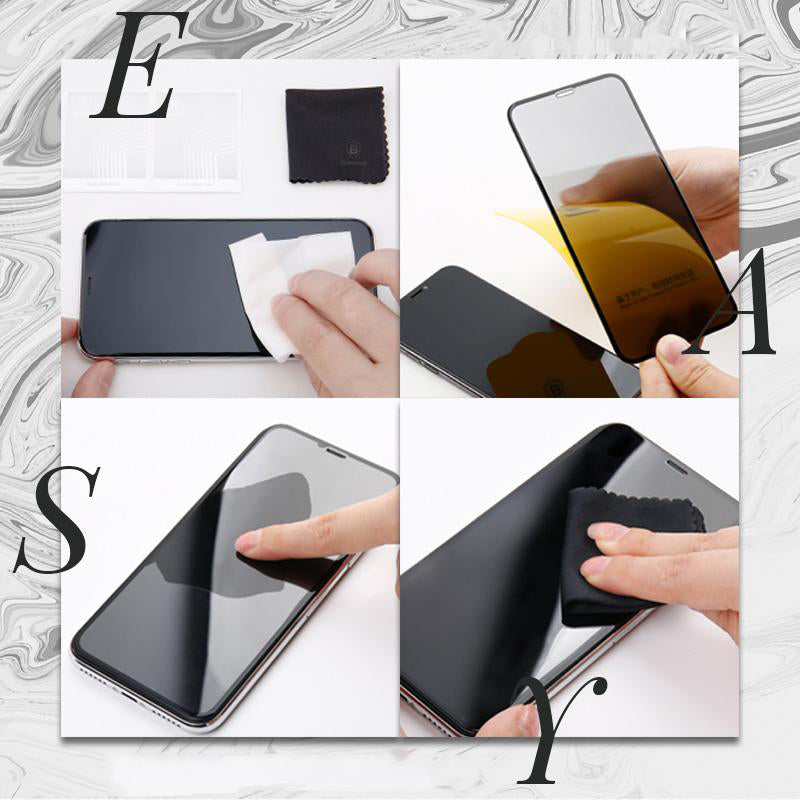 iPhone anti-peeping tempered glass screen protector