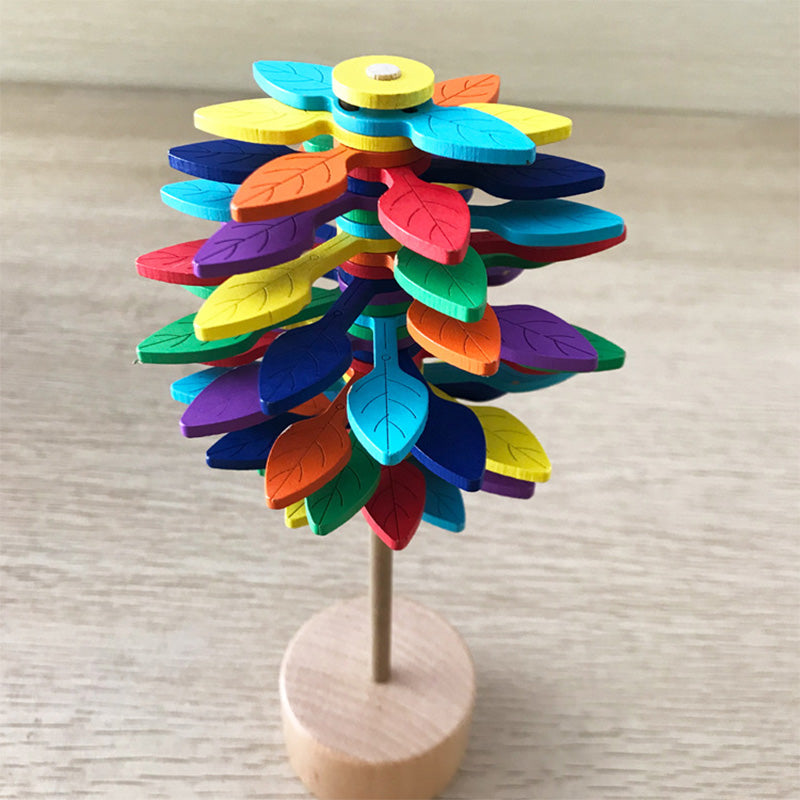 Hout roterende toverstaf