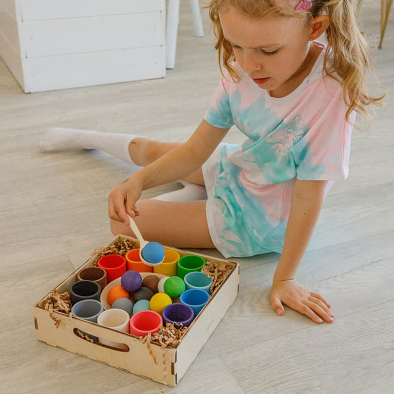 Regenboog speelgoed wijsheid spel
