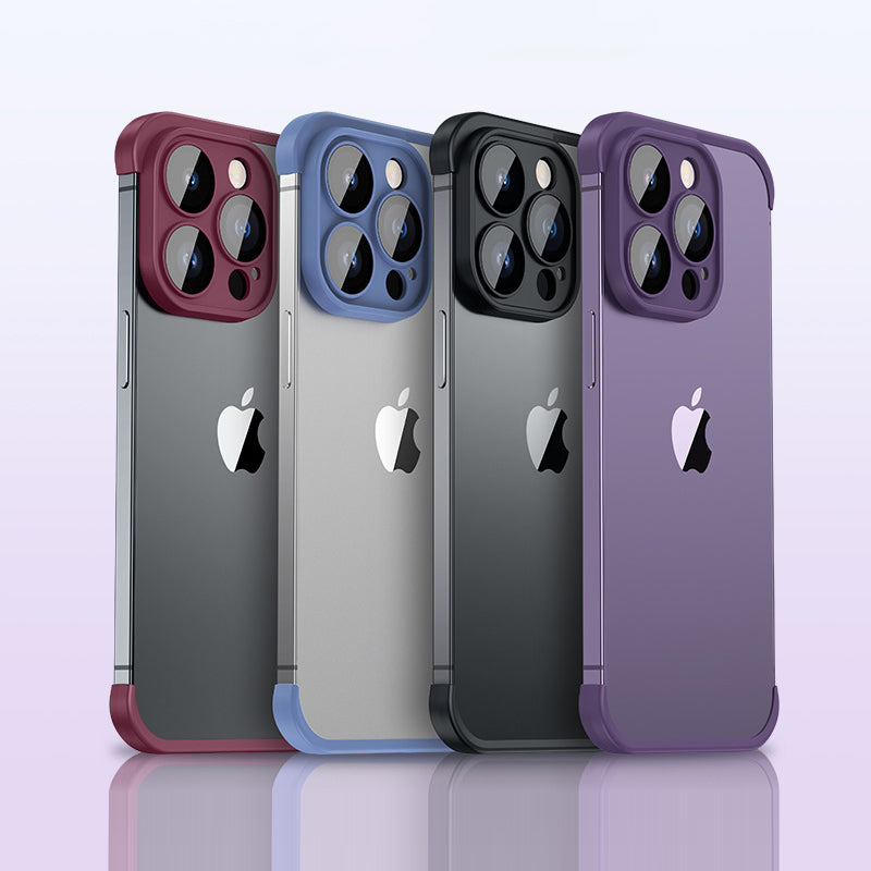 Apple-hoes met glazen lensfilm en hoekkussens