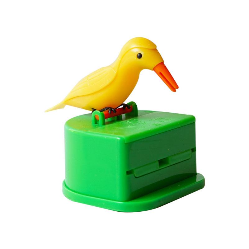 Creatieve automatische tandenstokerdoos Cartoon Vogel