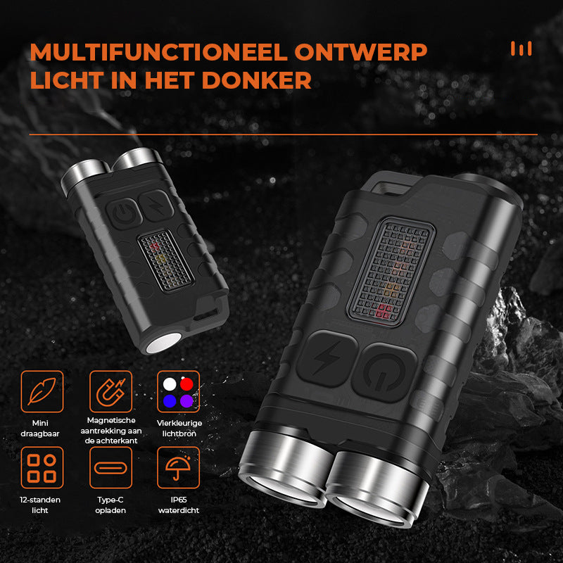 Magnetische Mini Sleutelhanger Zaklamp