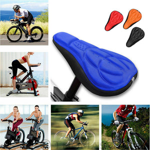 3D Silicone Zacht Bike zadel zadel Cover