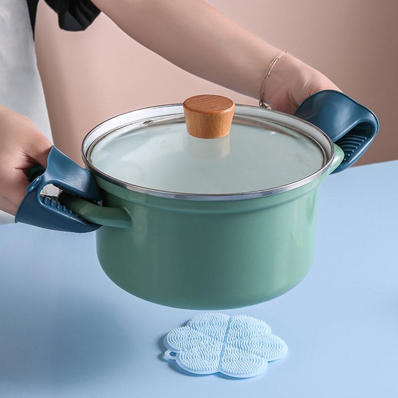 Creatieve set met anti-verbrandingsclips
