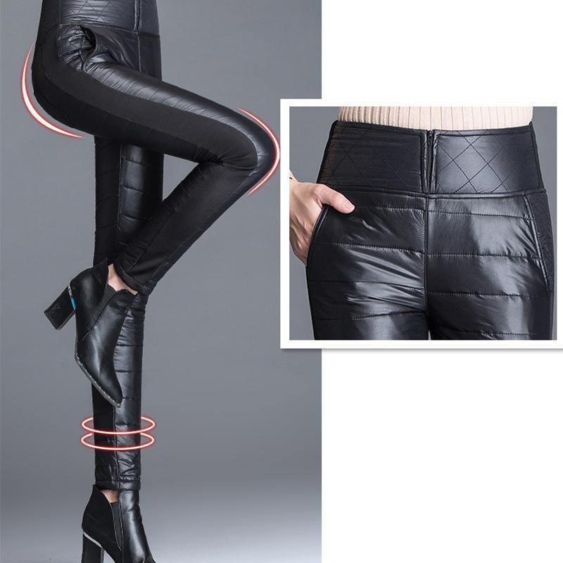 Donsbroek met hoge taille voor dames
