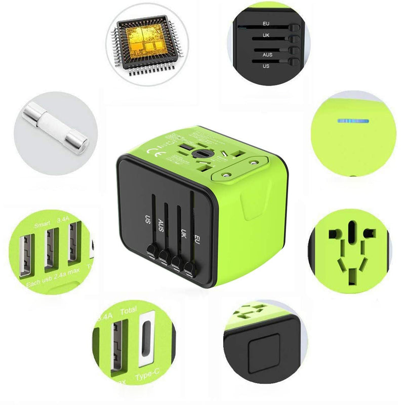 Universele Smart Travel Adapter spannings omvormer