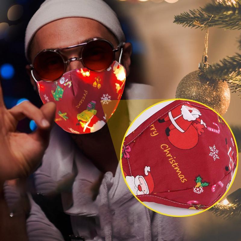 LED oplichtend kerstmasker