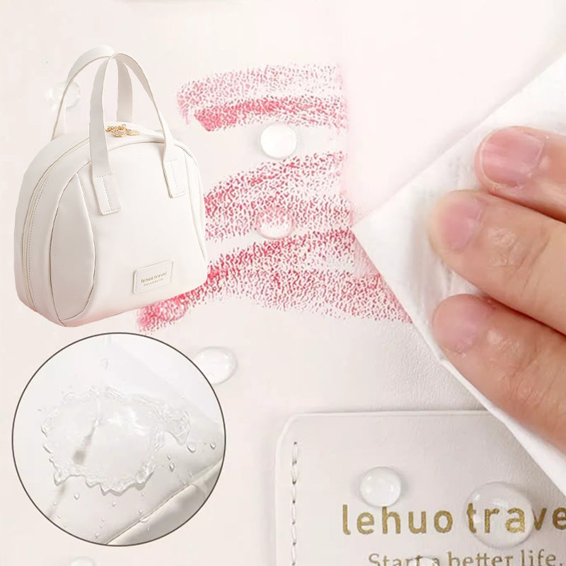 Meerlaagse schelpvormige make-uptas