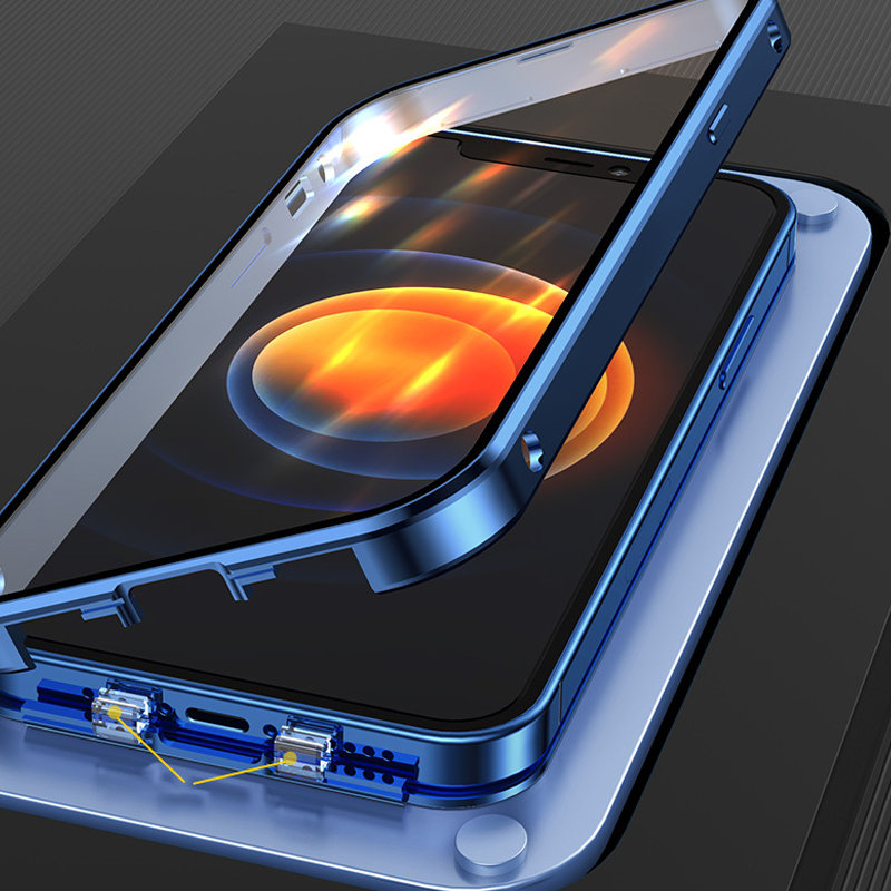 iPhone-hoesje met dubbelzijdige gesp