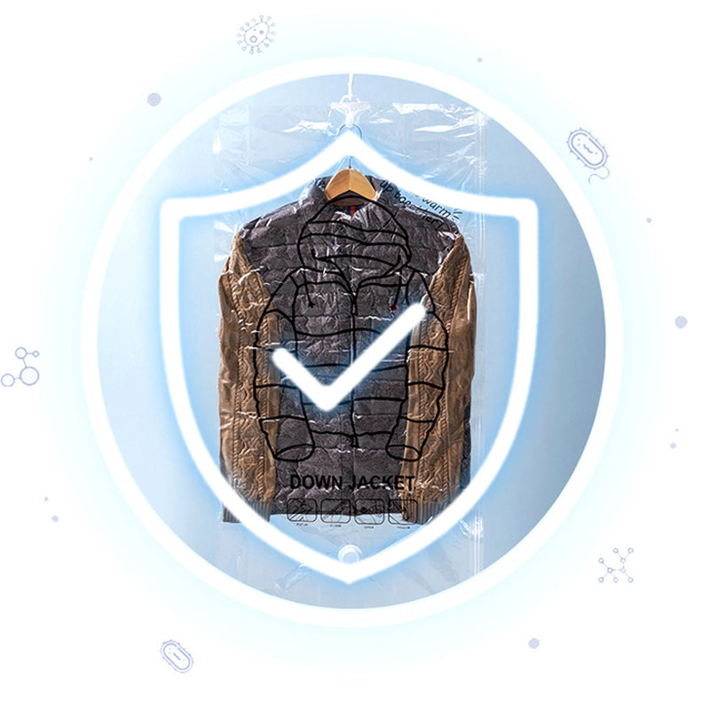 Hangende vacuüm opbergzakken