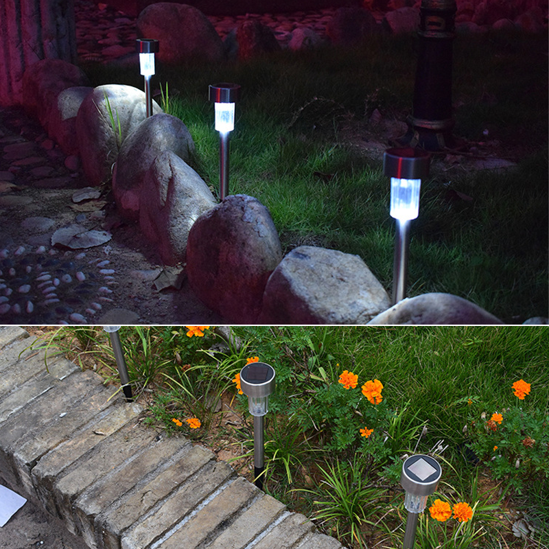 Zonne-tuinverlichting, 10 stuks