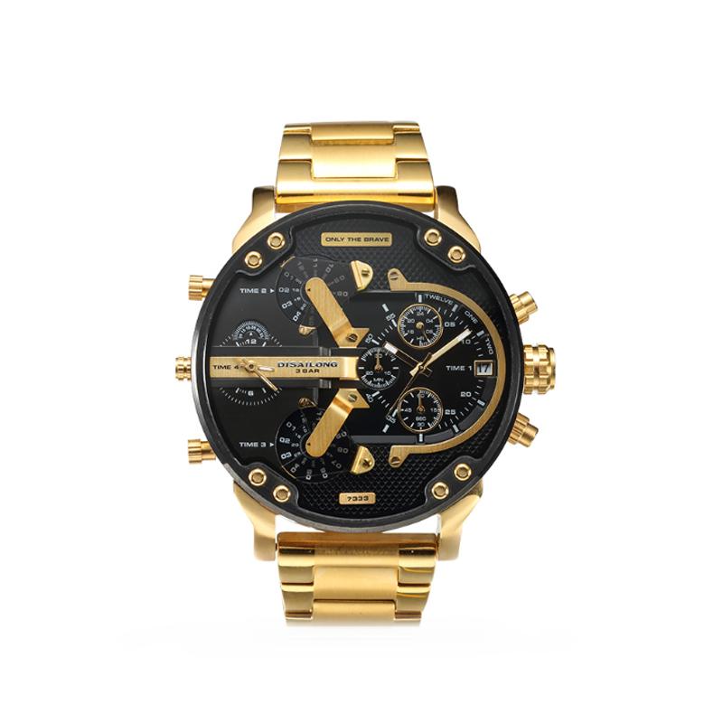 Roestvrijstalen chronograaf quartz horloge